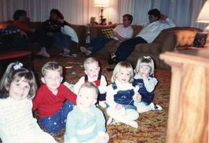 Allison Joe Erica Someone Andrea Allyssa others labeled Thanksgiving 1989 Picture 19