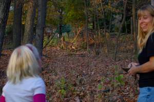12.Paige and Mary Spy Two Deer Picture 12