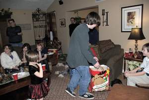 42 Andrew selects game cube from Zack for brother Timmy Picture 42