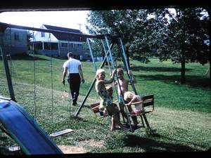 Ann Bill Rick Mary on swing Picture 13