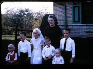 Anns First Communion Mary Rick Ann Hilda Ron Tom Bill Picture 31