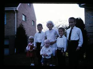 Anns First Communion Mary Rick Tom Ann Ron Bill Picture 32