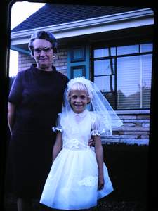 Anns First Communion with Hilda Picture 35