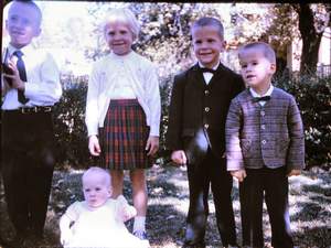 Bills First Communion Bill Ann Baby Mary Rick Ron Picture 124