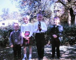 Bills First Communion Ron Ann Bill Rick 2 Picture 126