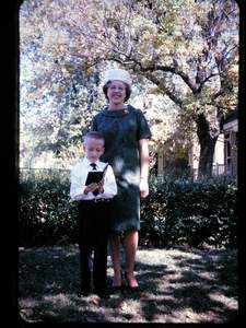 Bills First Communion with Godmother Joan Picture 128