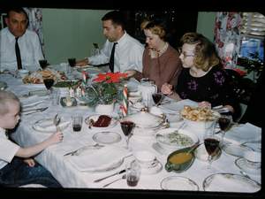 Christmas at Grandmas Dinner Bill Henry Howard MaryAnn Joan Picture 191