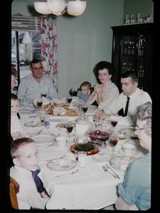 Dinner at Grandmas Bill Rick Sandy Henry Dan MaryAnn Howard Hilda Picture 243