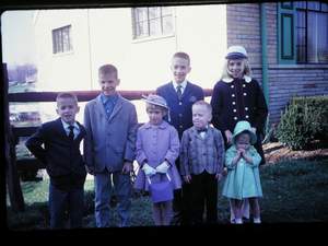Easter on Lilibet Ron Rick Mary Bill Rom Ann Kathy Picture 259