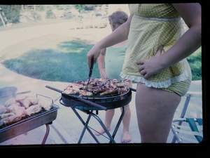 Grilling out Mickey Lindeman Picture 291