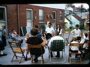 Husman picnic Front Janet Earl Back Bill Helen Fred Roseanne Others Picture 339