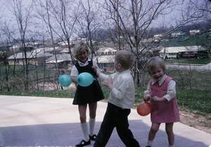 In Lilibet driveway Mary Tom Kathy Picture 349