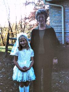 Kathys First Communion and God Mother Diane Gilde Picture 373