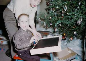 Sandy and Bill on Chrismas Picture 550