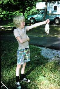 Tom with one fish Picture 570