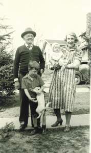 018 Grandpa and Grandma Heimbrock Roy Poochie and Joan labeled Easter 1941 Picture 18