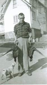 040 Henry and Dog with birds Picture 40