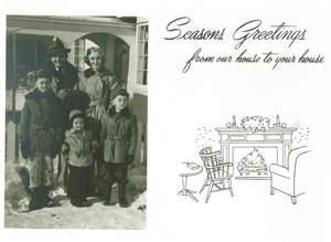 045 Christmas Card Wilson Family Friends from Kalamazoo Picture 45