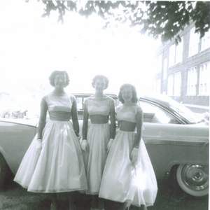 135 Joan on Right labeled Marilyns Wedding June 1957 1 Picture 135