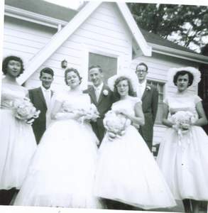 137 labeled Marilyns Wedding June 1957 2 Picture 137