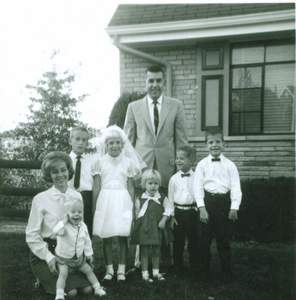 275 Anns First Communion Sandy Tom Bill Ann Mary Roy Ron Rick Picture 275