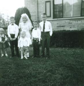 277 Anns First Communion Mary Rick Tom Ann Ron Bill Picture 277